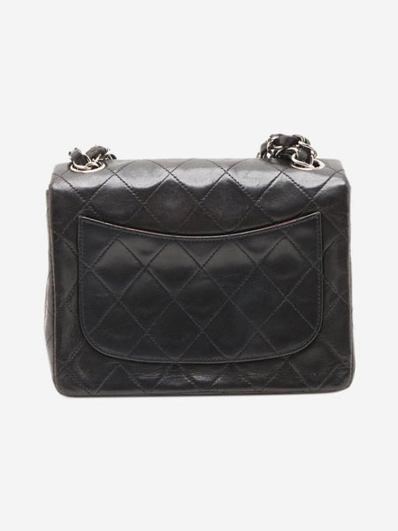 Black vintage 1996 mini lambskin Classic Single Flap bag alternate image