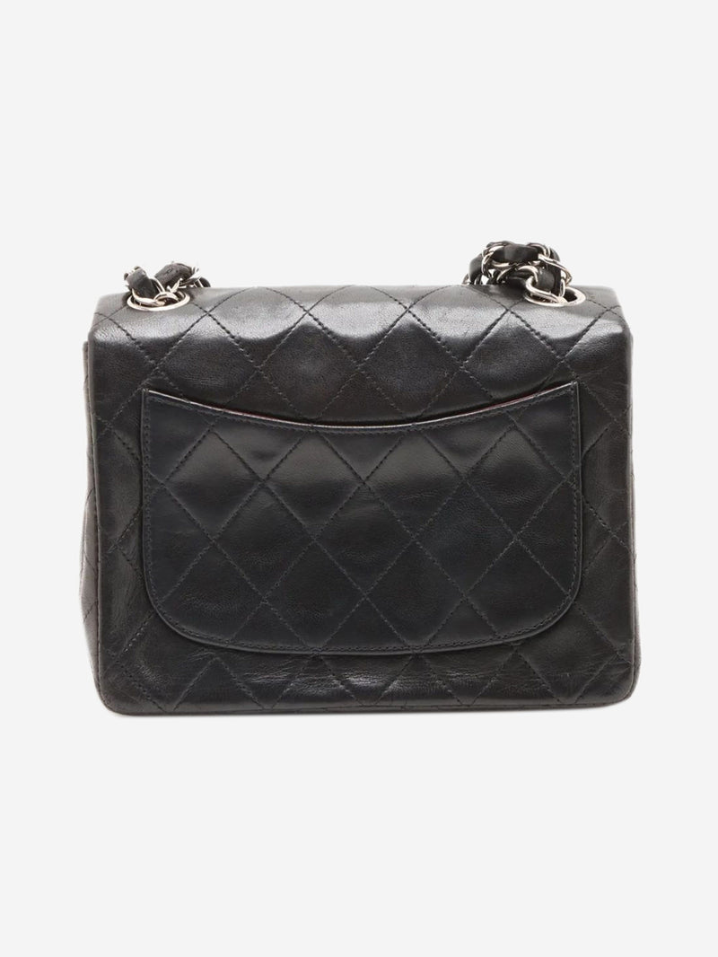 Black vintage 1996 mini lambskin Classic Single Flap bag Shoulder bags Chanel 