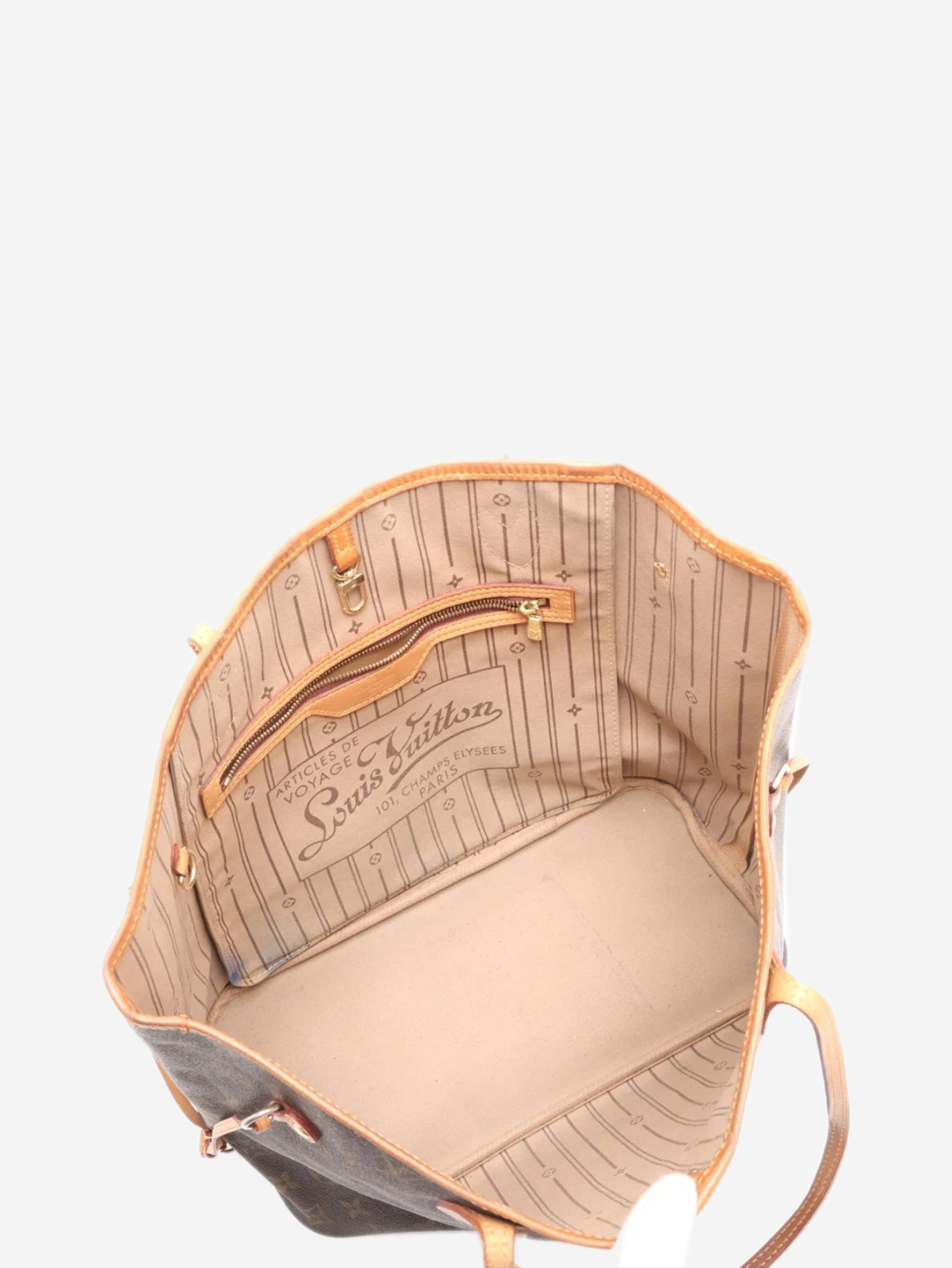 Brown 2009 Monogram Neverfull MM tote Tote Bags Louis Vuitton 