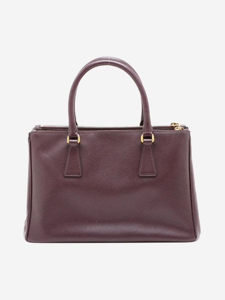 Bordeaux Saffiano leather Galleria 2way bag alternate image