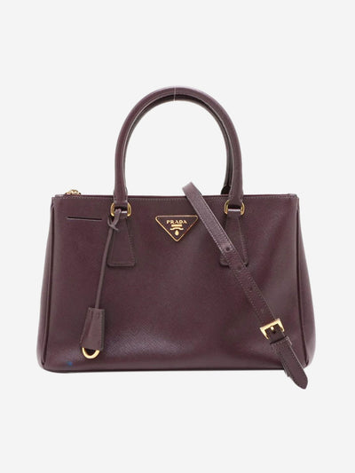 Bordeaux Saffiano leather Galleria 2way bag Shoulder bags Prada 