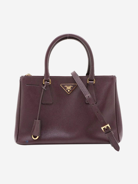 Bordeaux Saffiano leather Galleria 2way bag product image