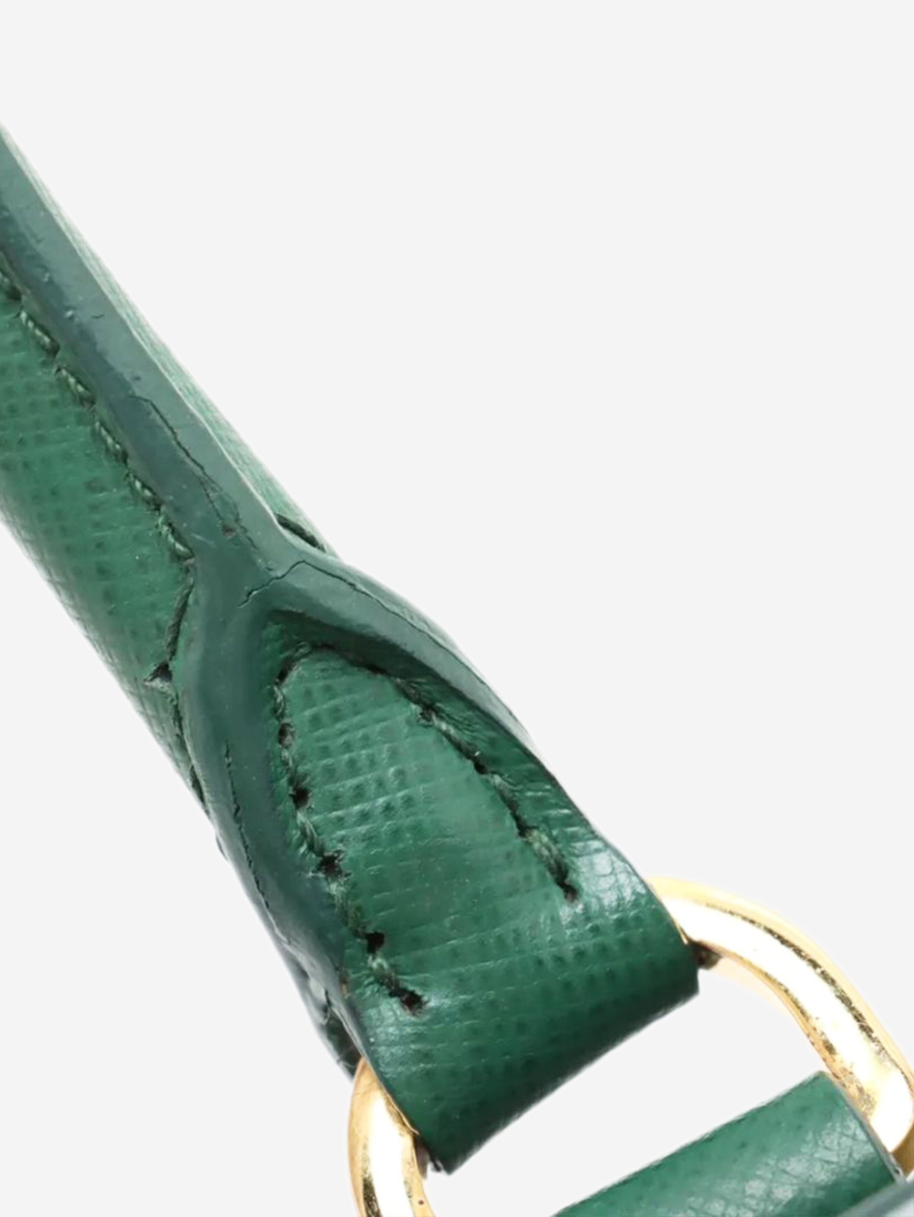 Green Saffiano Lux Galleria 2way bag Shoulder bags Prada 