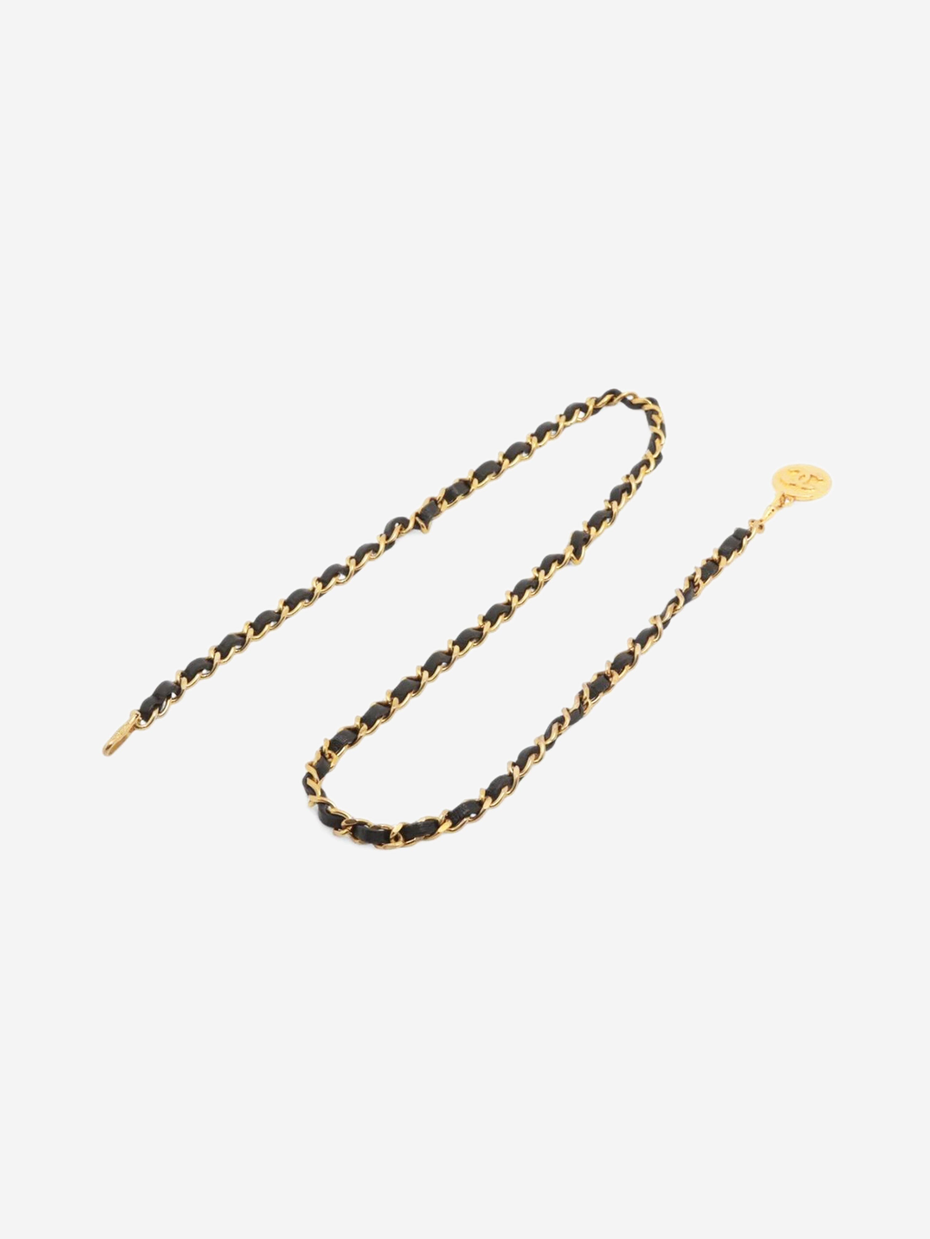 Gold Coco Mark 1982 chain belt Belts Chanel 
