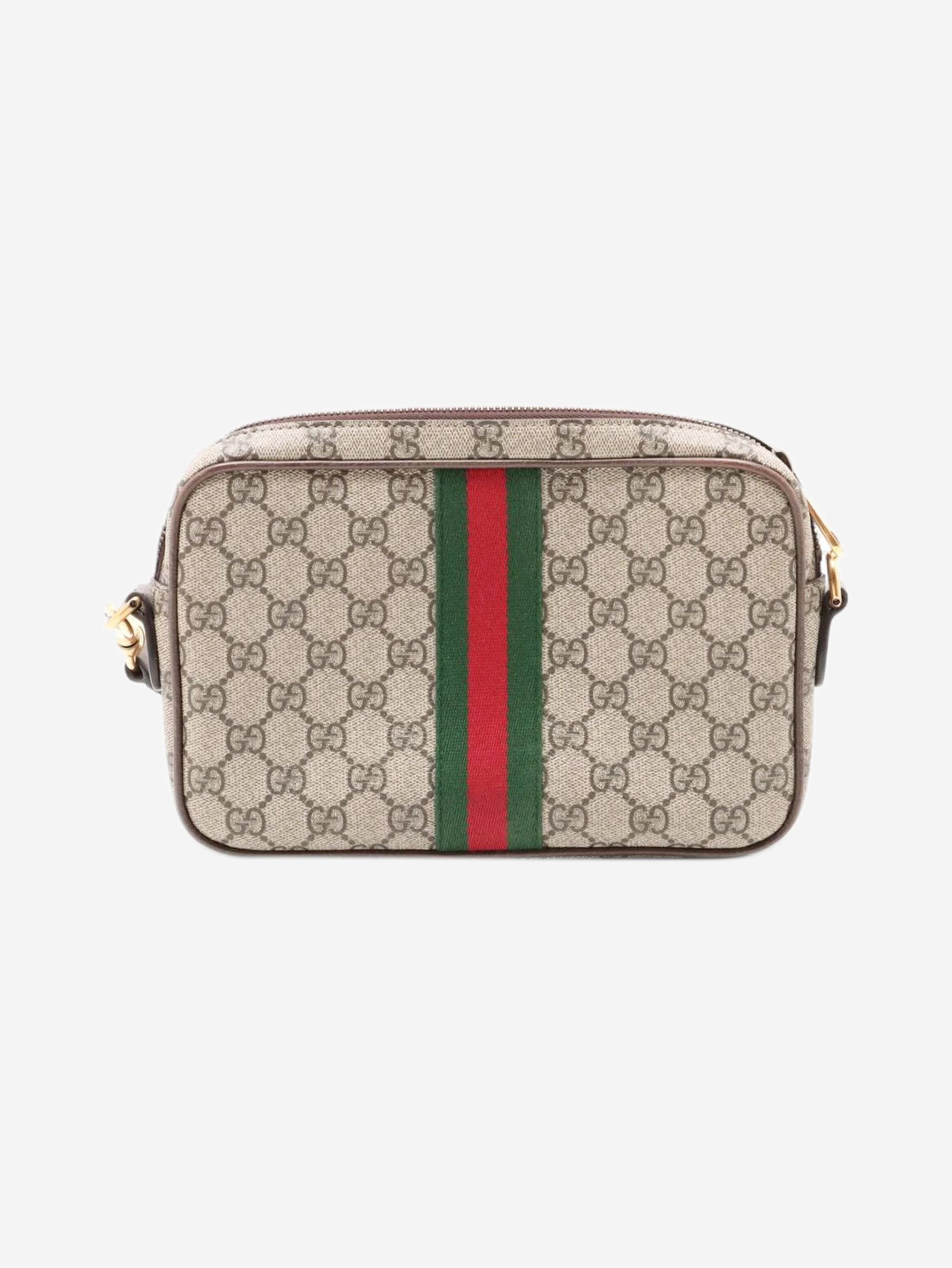 Brown GG Supreme Ophidia shoulder bag Shoulder bags Gucci 