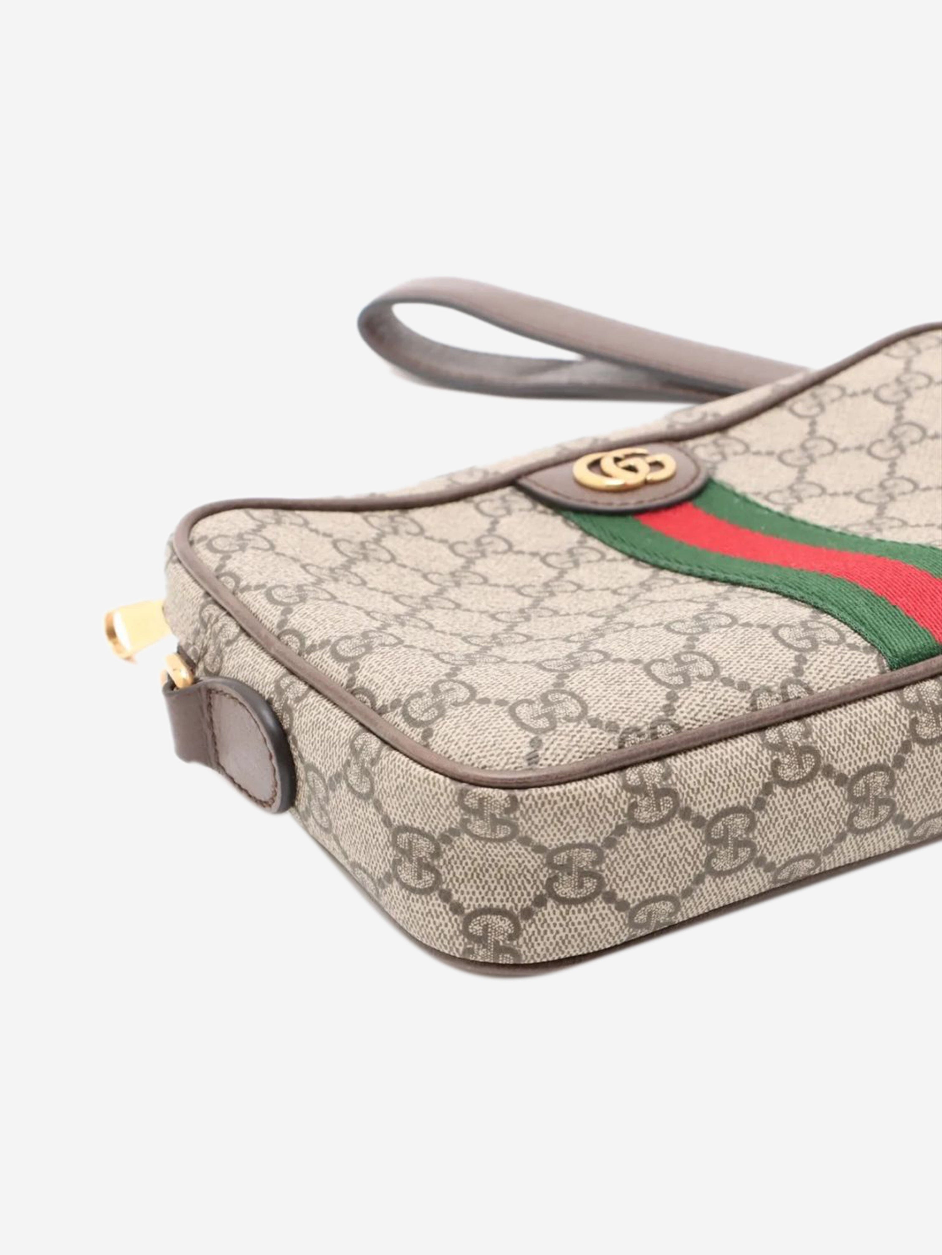 Brown GG Supreme Ophidia shoulder bag Shoulder bags Gucci 