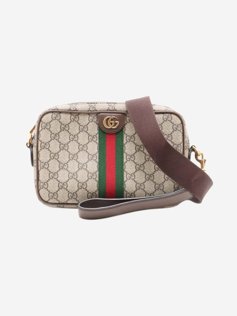 Brown GG Supreme Ophidia shoulder bag Shoulder bags Gucci 