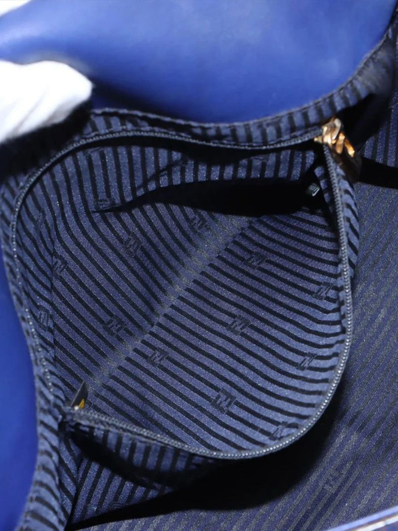Blue Big Mama leather shoulder bag Shoulder bags Fendi 