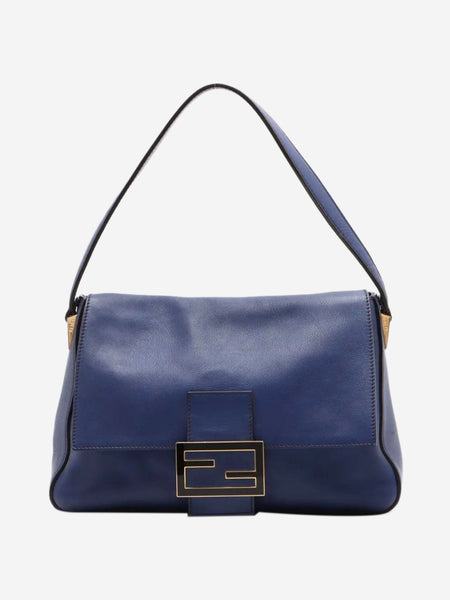 Blue Big Mama leather shoulder bag product image