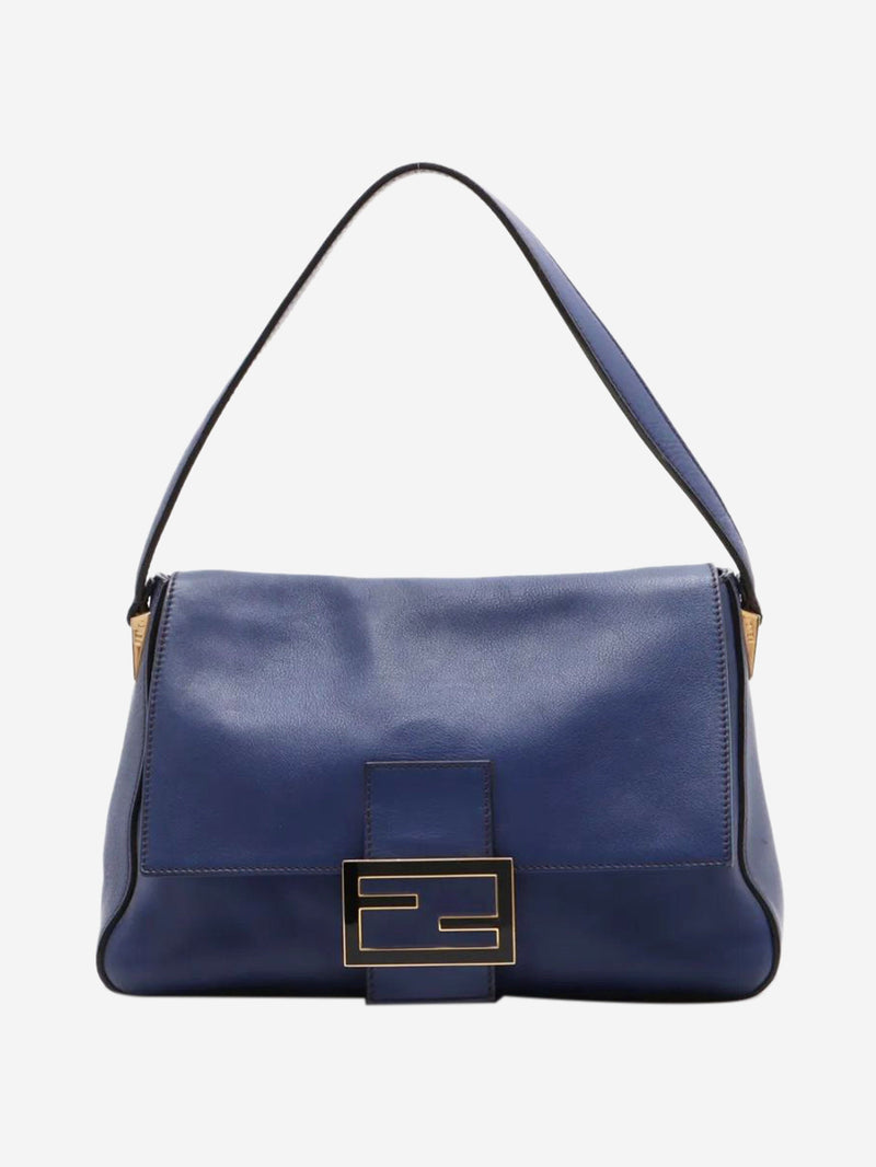 Blue Big Mama leather shoulder bag Shoulder bags Fendi 