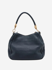 Dark blue Vitello Daino leather shoulder bag Shoulder bags Prada 