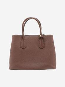 Brown Saffiano Cuir leather tote bag Tote Bags Prada 