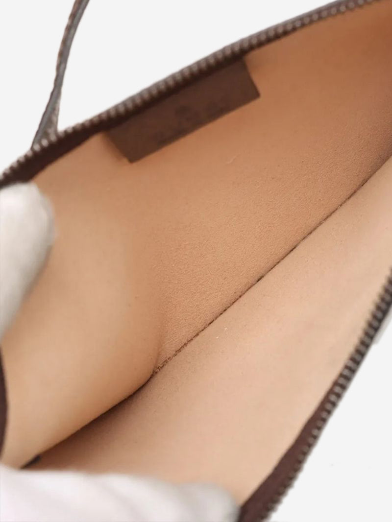 Brown GG Supreme Ophidia PVC & leather tote bag
