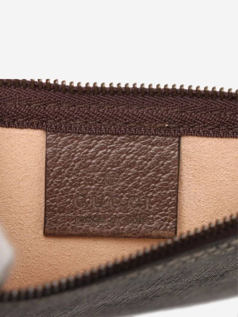 Brown GG Supreme Ophidia PVC & leather tote bag