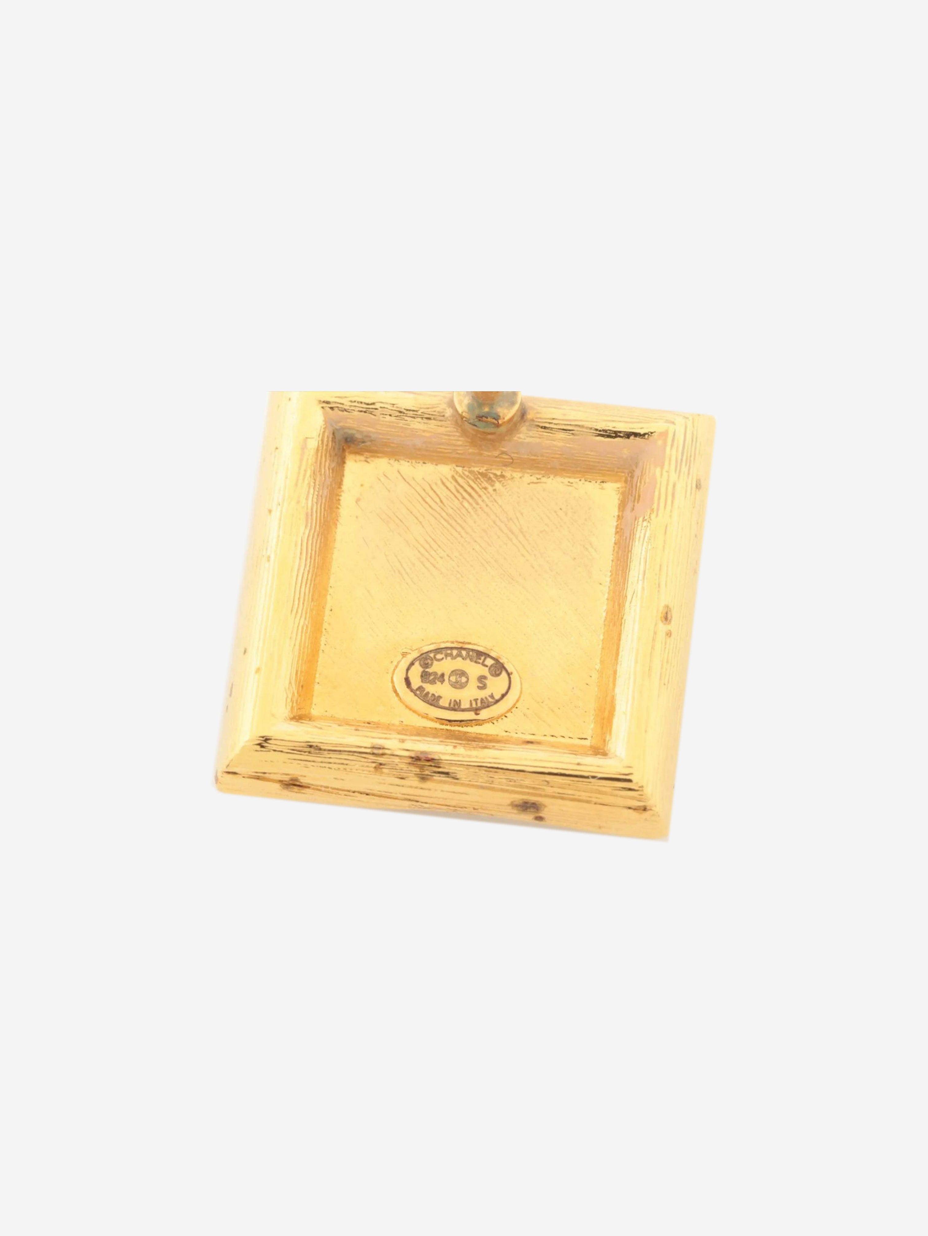 Gold and pink Coco Mark B24S stud earrings