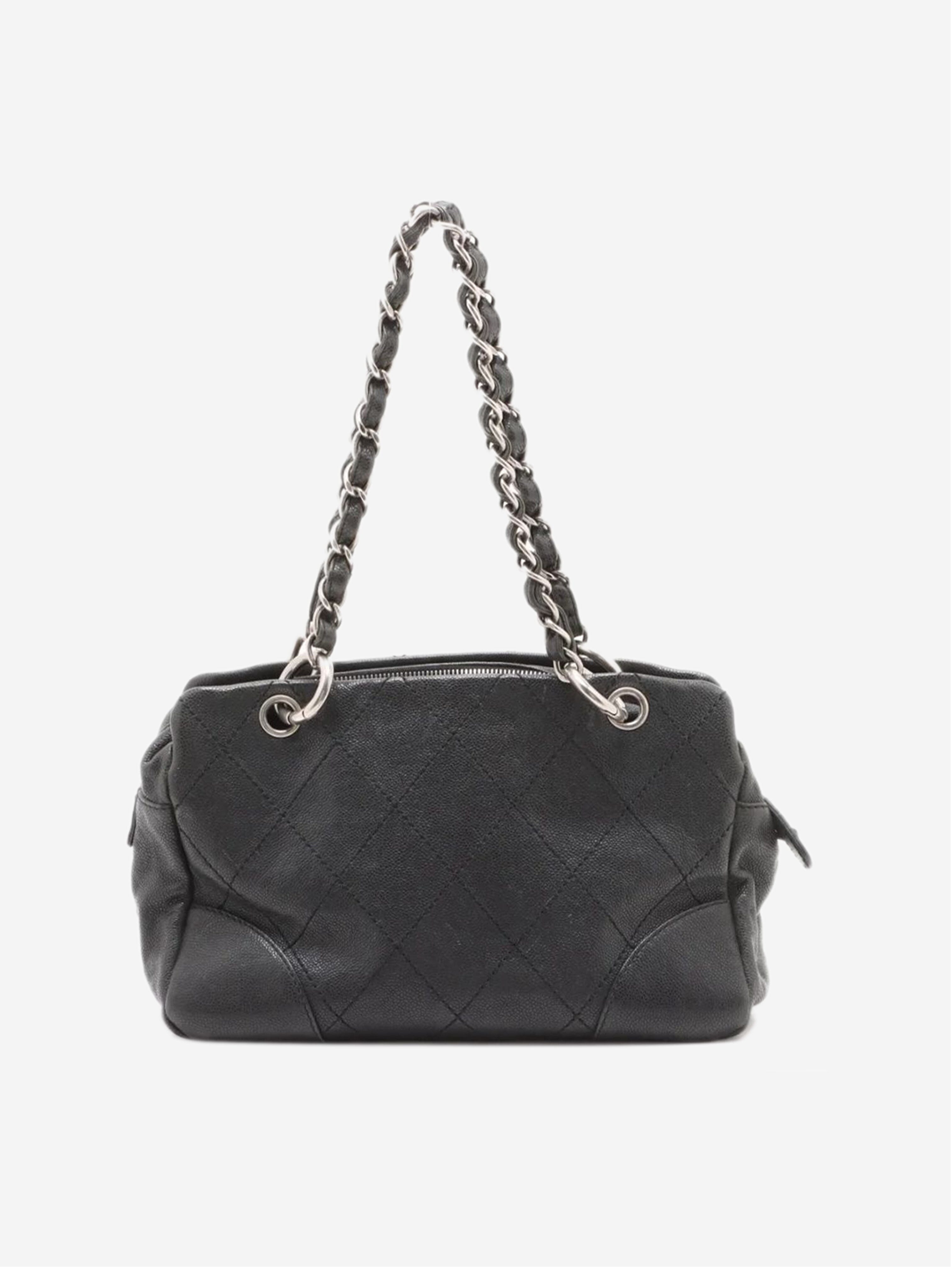 Black vintage 2005 Wild Stitch caviar chain shoulder bag Shoulder bags Chanel 