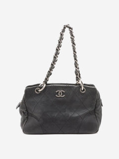 Black vintage 2005 Wild Stitch caviar chain shoulder bag Shoulder bags Chanel 