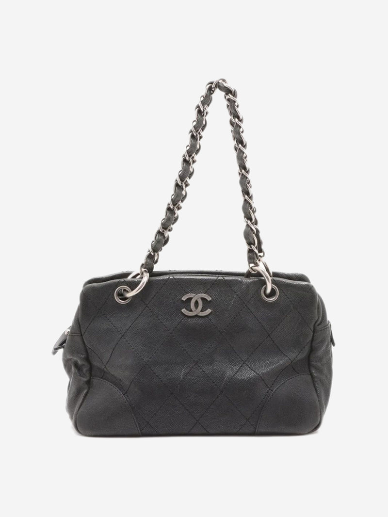 Black vintage 2005 Wild Stitch caviar chain shoulder bag Shoulder bags Chanel 