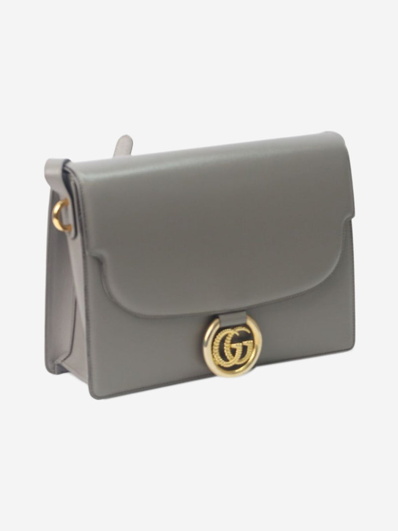 Grey leather GG torchon ring bag Shoulder bags Gucci 