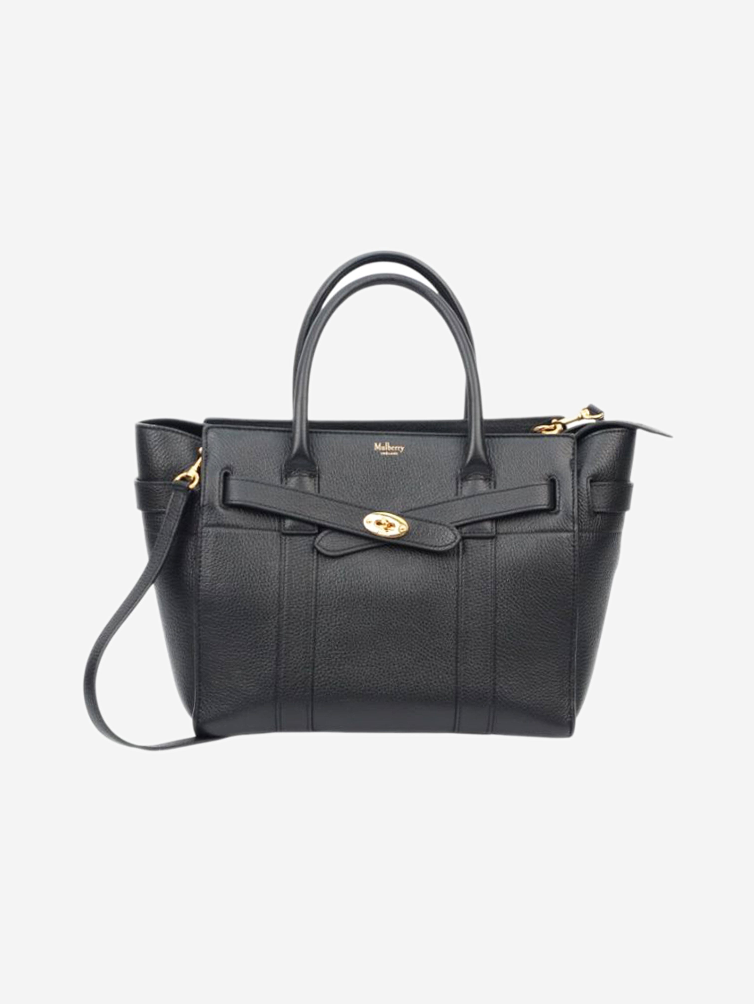 Black leather Bayswater bag Tote Bags Mulberry 