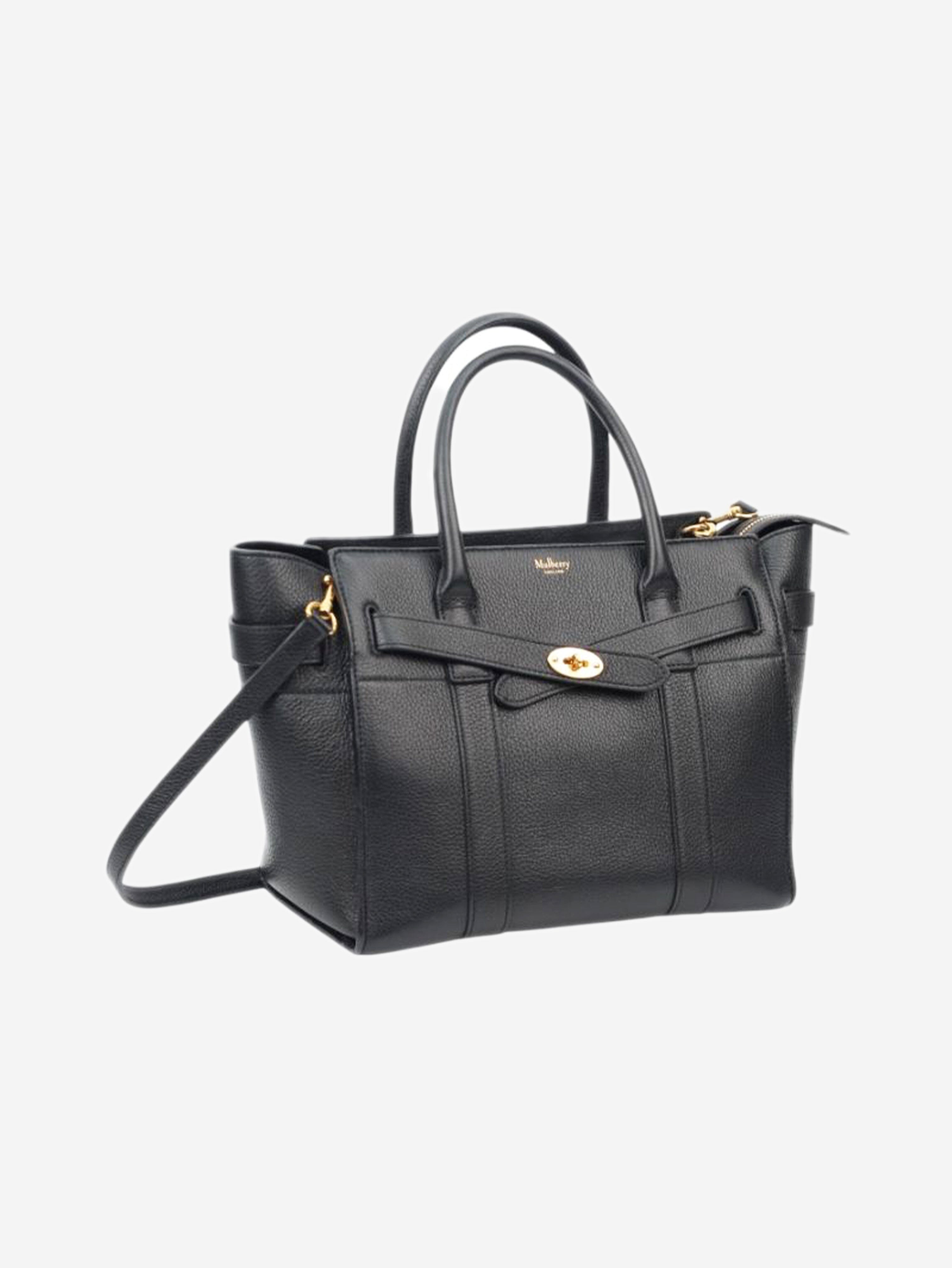 Black leather Bayswater bag Tote Bags Mulberry 