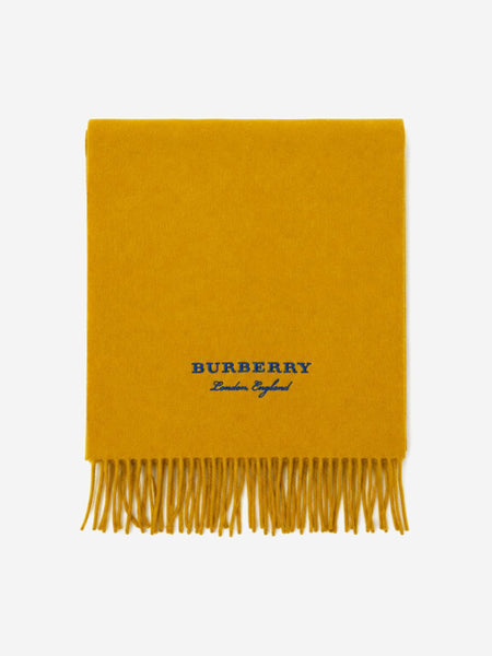 Yellow cashmere scarf product image