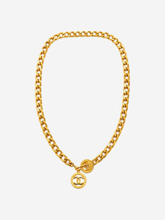 Gold Coco Mark chain belt Belts Chanel 