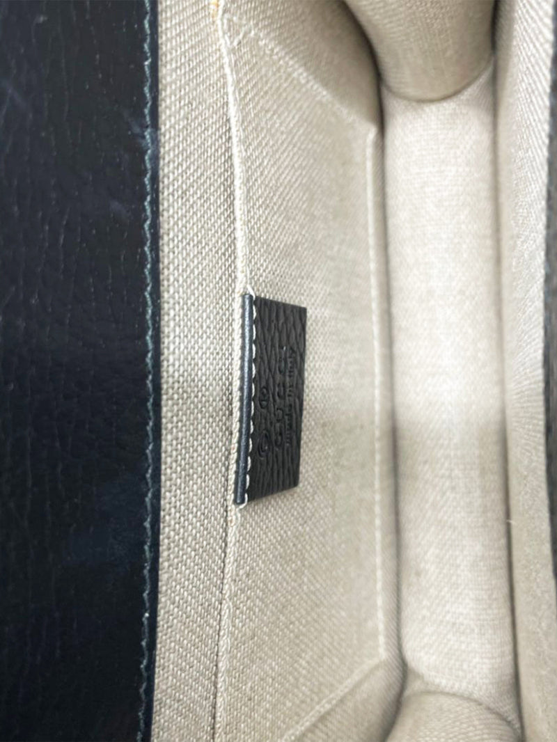 Black leather interlocking cross-body bag Cross-body bags Gucci 