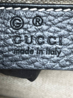 Black leather interlocking cross-body bag Cross-body bags Gucci 