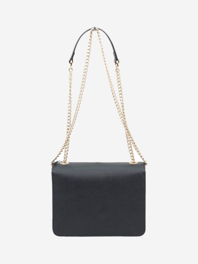 Black leather interlocking cross-body bag Cross-body bags Gucci 