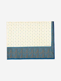 Blue and white Aloesta silk scarf Scarves Pierre-Louis Mascia 
