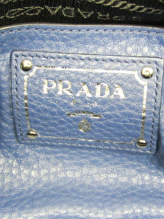 Blue Vitello Phenix leather 2way bag Tote Bags Prada 