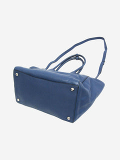 Blue Vitello Phenix leather 2way bag Tote Bags Prada 