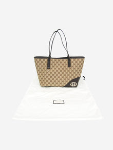 Brown GG Canvas New Brit tote bag Tote Bags Gucci 