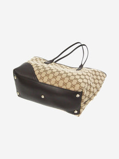 Brown GG Canvas New Brit tote bag Tote Bags Gucci 