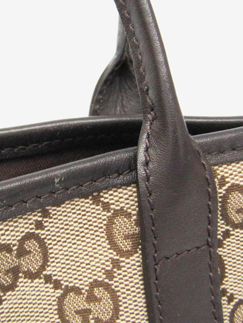 Brown GG Canvas New Brit tote bag Tote Bags Gucci 