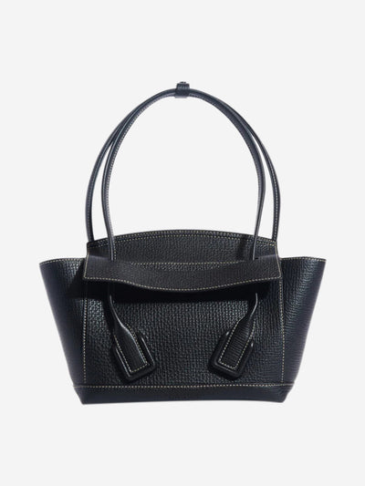 Black Arco black small leather tote bag Tote Bags Bottega Veneta 