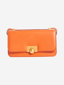 Bottega Veneta Orange The Classic small leather shoulder bag