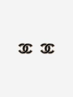 Silver Coco Mark earrings Earrings Chanel 