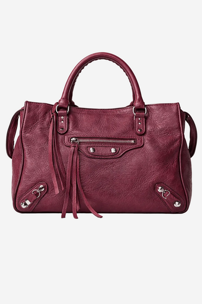 Burgundy Papier leather 2way bag product image