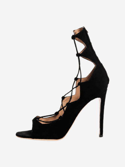 Black lace up heels - size EU 37 (UK 4) Heels Gianvito Rossi 