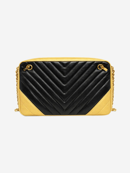Gold 2014 Chevron lambskin shoulder bag product image