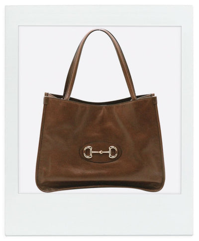 Brown Horsebit 1955 leather tote bag Tote Bags Gucci 