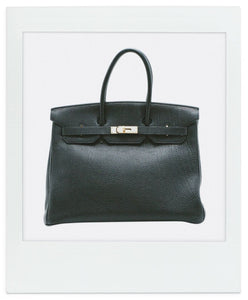 Hermes Black 2004 Birkin 35 bag in Togo leather