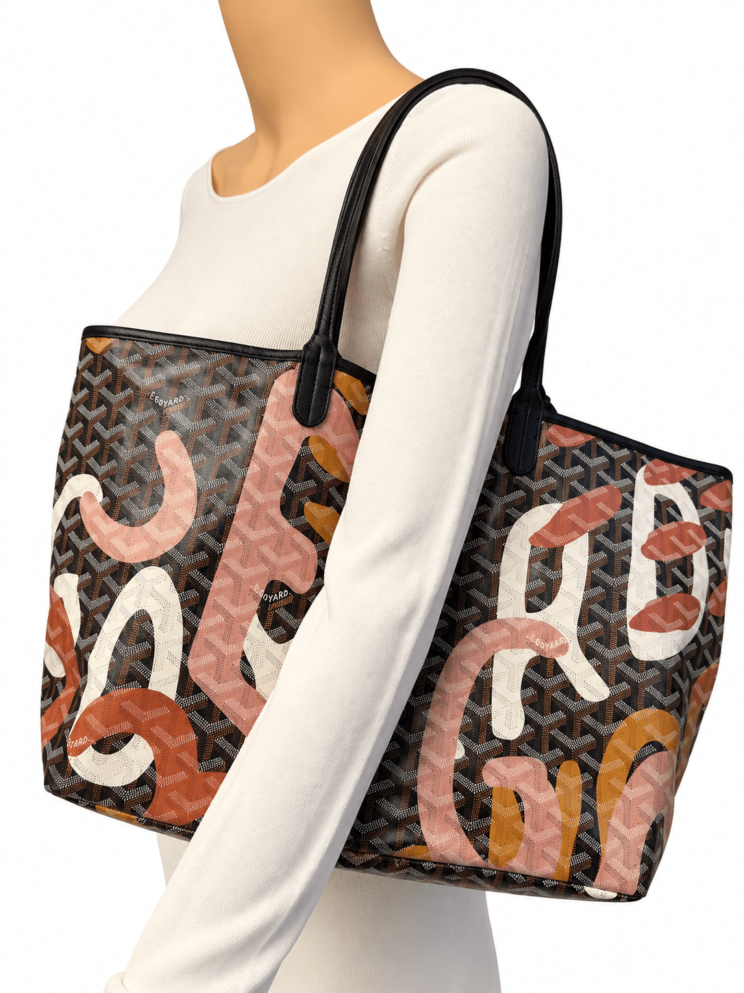 Brown logo-print Saint Louis PM tote bag Tote Bags Goyard 