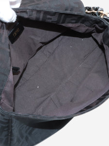 Fendi Black Mia Zucca shoulder bag