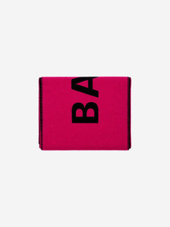 Pink logo wool scarf Scarves Balenciaga 