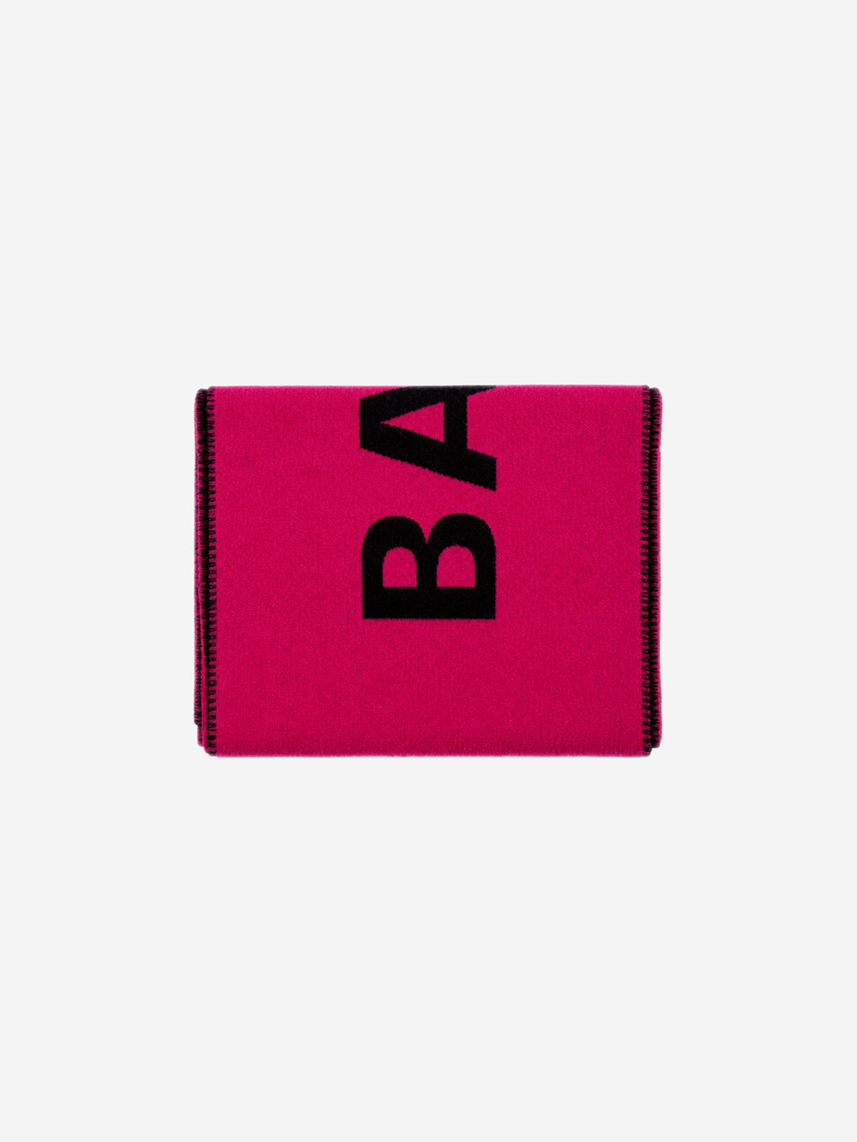 Pink logo wool scarf Scarves Balenciaga 
