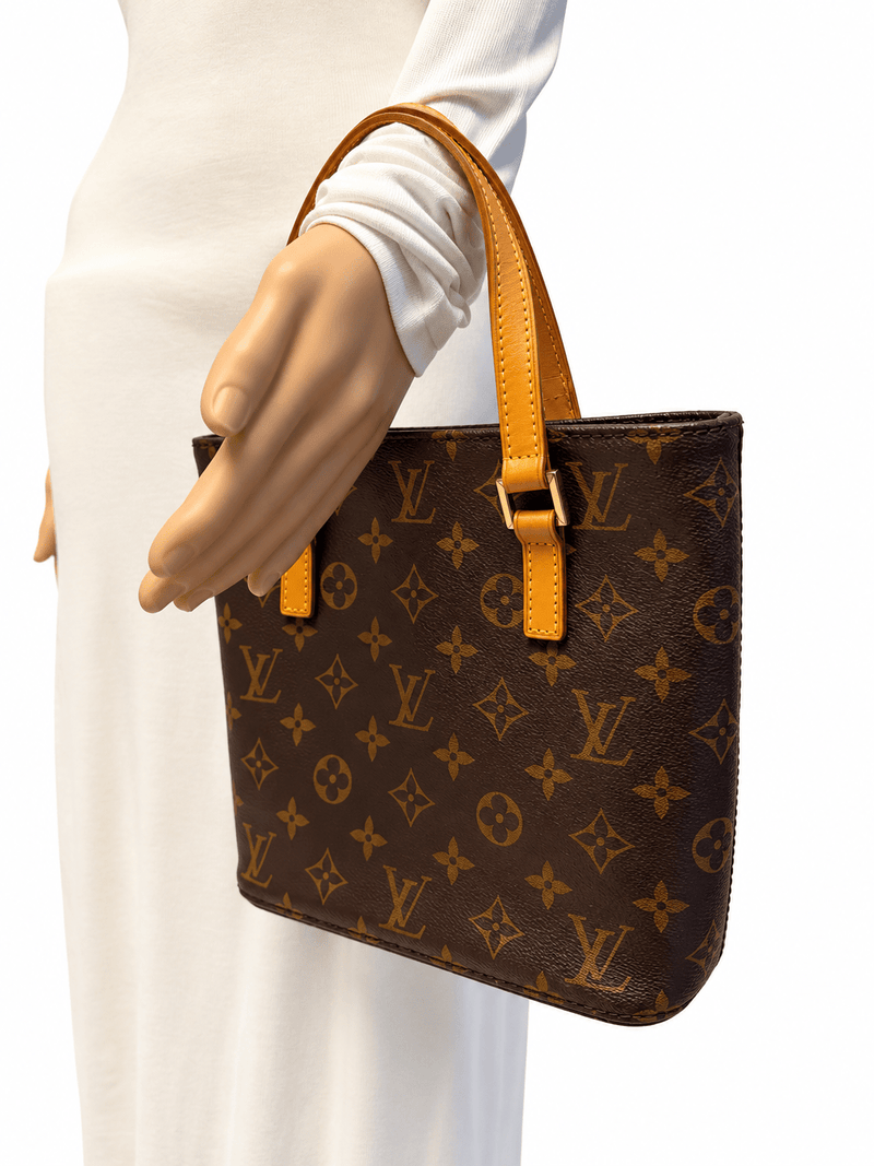 Brown Monogram canvas Vavin PM tote bag Top Handle Bags Louis Vuitton 