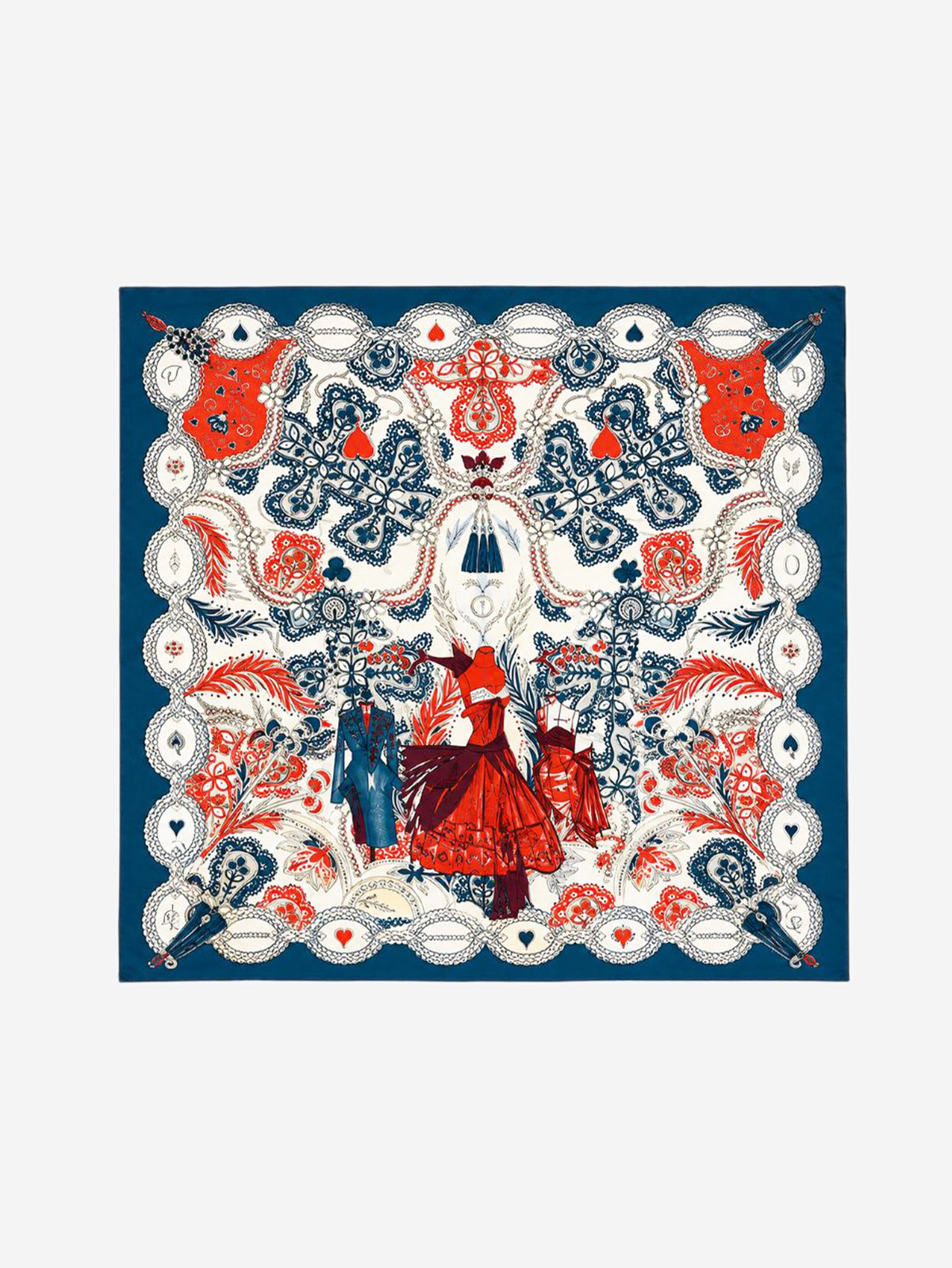 Multicolour silk handkerchief scarf Scarves Dior 